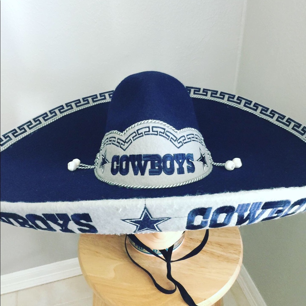 Dallas Cowboys Custom Made Mariachi Sombrero - Picture 2 of 5